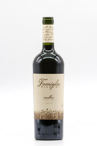Photo of a bottle of Bodegas Bianchi, Famiglia Bianchi Malbec organic 2018
