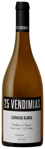Photo of a bottle of Bodegas Nekeas, '25 Vendimias'.