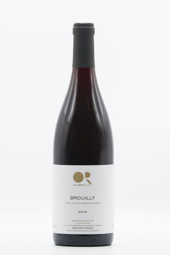 Wine bottle: Olivier Ravier, Brouilly 2019