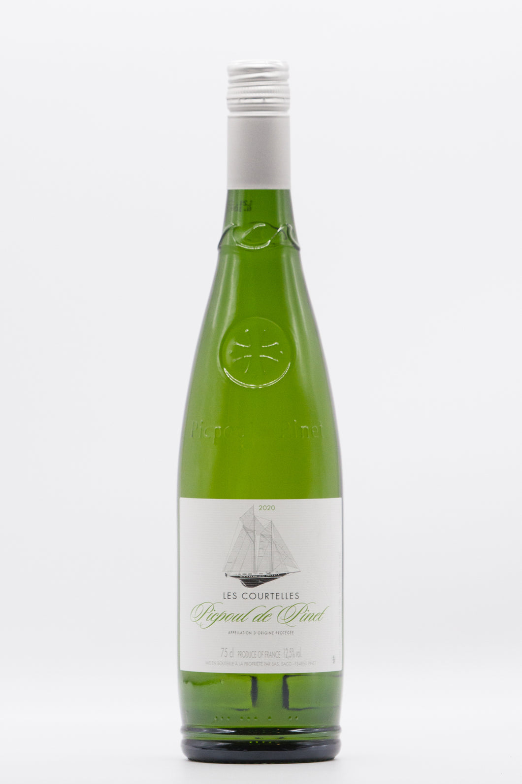 Wine bottle: Picpoul de Pinet, Les Courtelles 2020