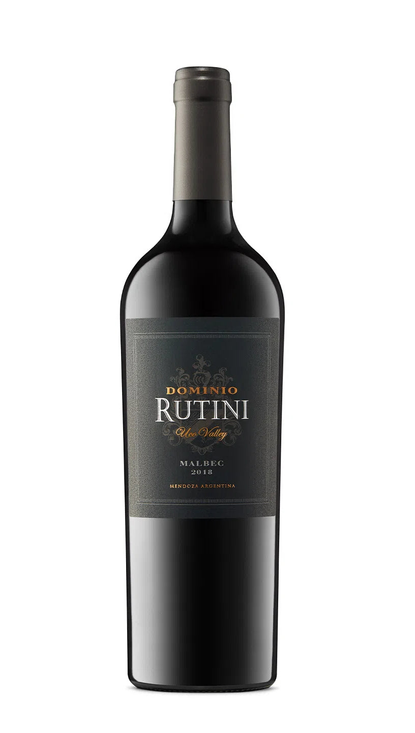 Photo of a bottle of Rutini Dominio Malbec.