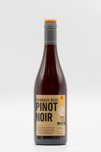 Photo of a bottle of Weinhaus Ress Pinot Noir 2018
