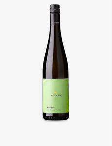 Photo of a bottle of Loimer Grüner Veltliner wine.